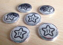 Times Table Maths Badges