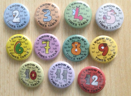 Animal Times Table Badges!