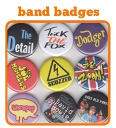 Button Badges for Bands