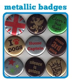 Metalic Finish Badges